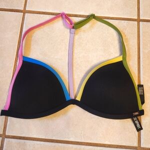 Pink bikini top